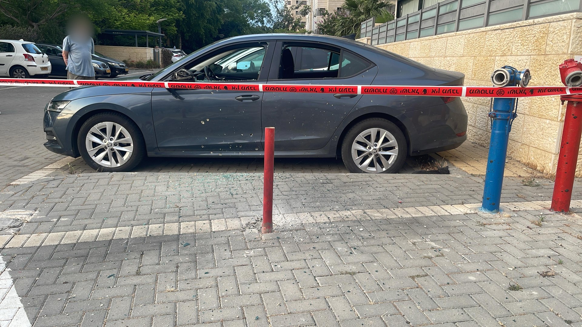 חשד לרימון שהושלך ברחוב העוגן בטירת כרמל