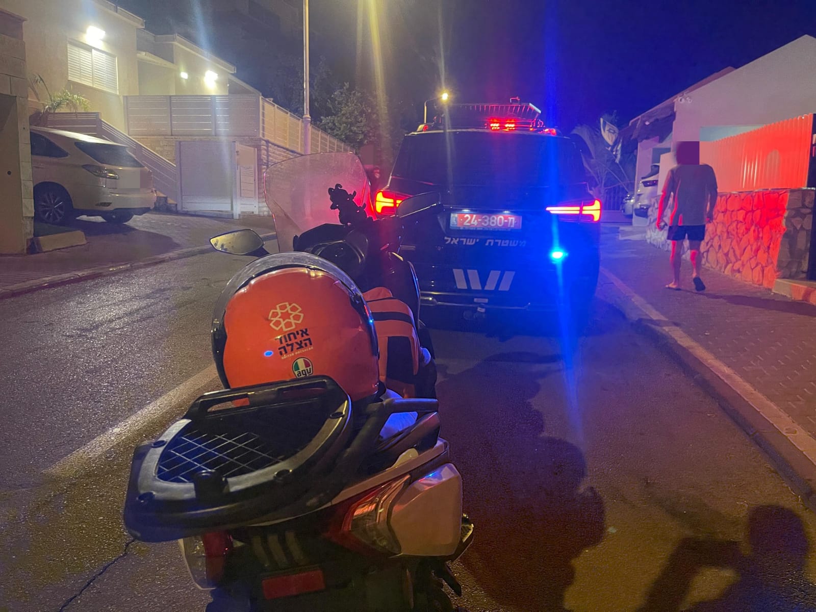חשד לרימון שהושלך לחצר בית פרטי ברחוב האלון בטירת כרמל