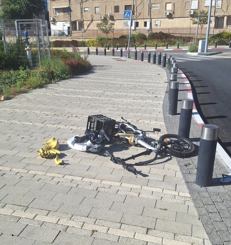 פצוע באורח בינוני-קשה בתאונה  ברחוב ויצמן בטירת כרמל
